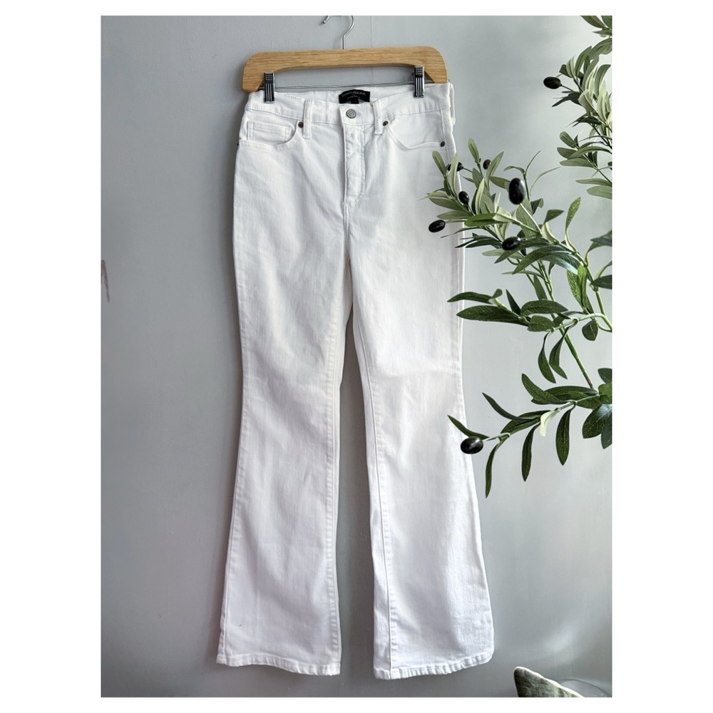 Banana Republic White Flare Jeans